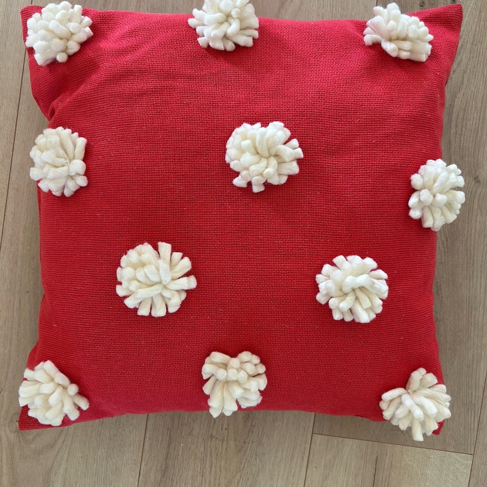 Opalhouse snowball Christmas pillow